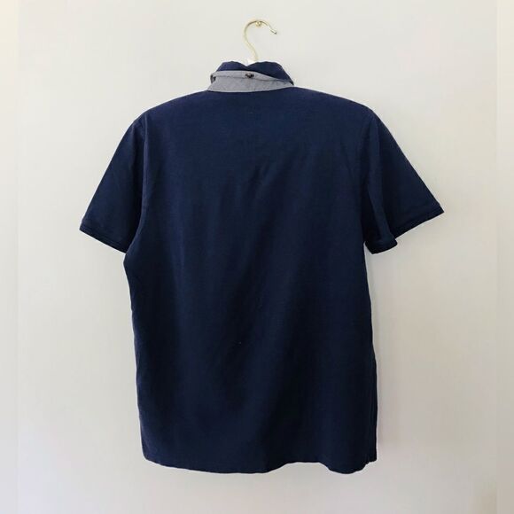 Ted baker | men’s navy polo shirt | size 4 (large) - Picture 6 of 7